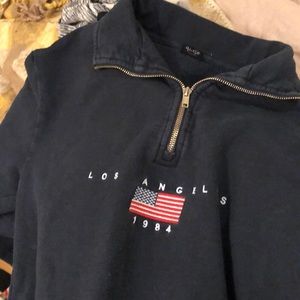 Brandy melville quarterzip